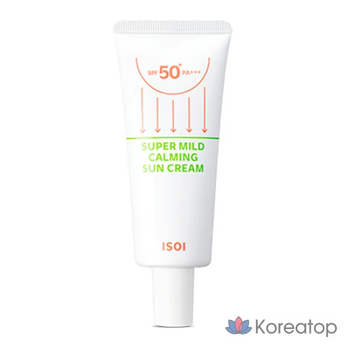 Солнцезащитный крем Isoi Super Mild Calming Sunscreen SPF50+ PA+++, 20 мл, 1 шт.