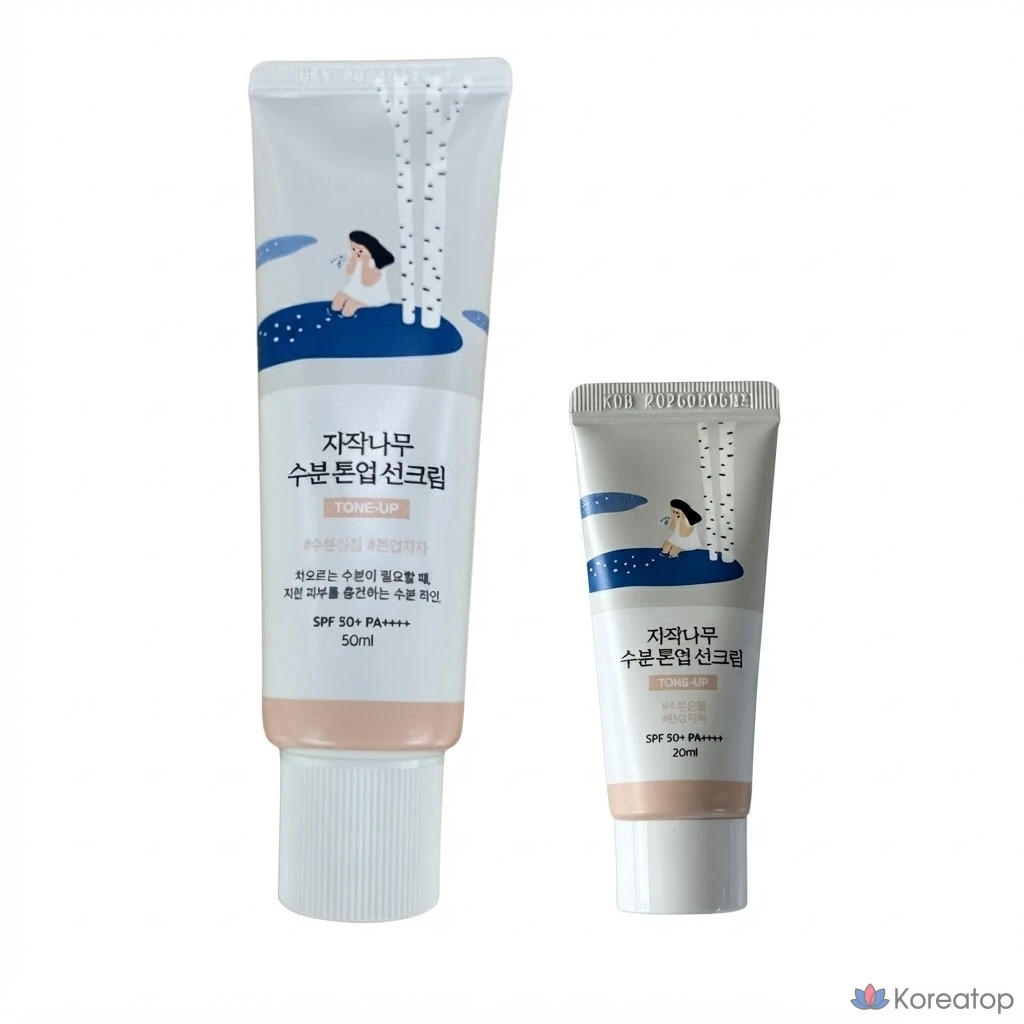 Солнцезащитный крем Round Lab Birch Juice Moisturizing Tone Up Sun Cream, 70 мл, 1 шт.