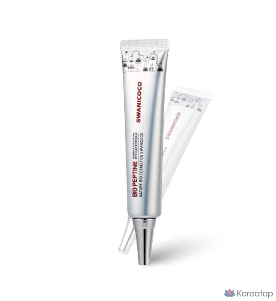 Крем для глаз Swanicoco, тюбик 45 мл, с биопептином.