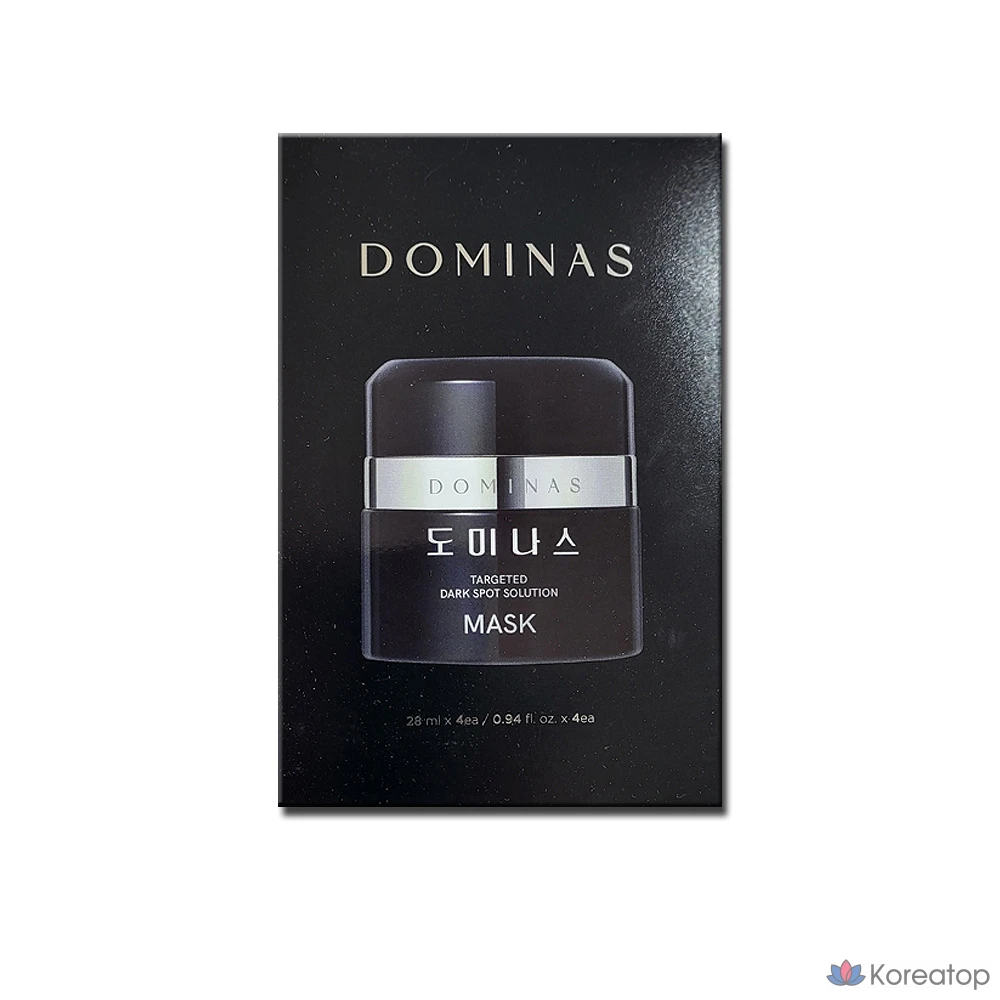 Тканевая маска для лица Dominas TG Season 6 Brightening Mask, 4 шт.