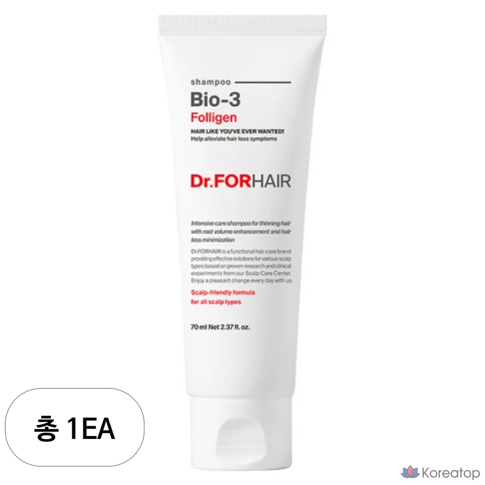Шампунь Dr. Forhair Polygene Bio3, 70 мл, 1 шт.