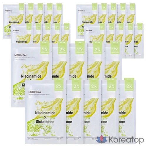 Обертывающая маска Mediheal Derma Synergy для борьбы с несовершенствами кожи и придания сияния, 10 штук, 3 упаковки