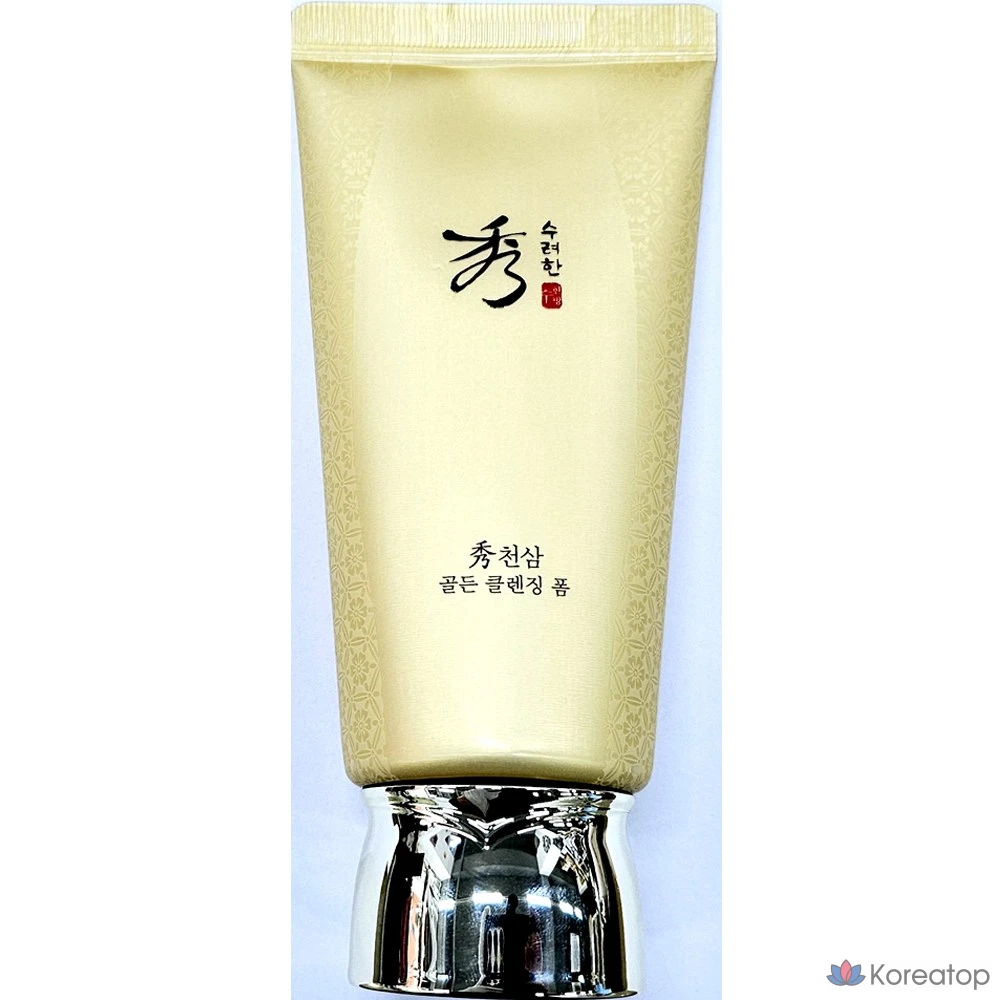 Очищающая пенка для лица Sooryehan Cheonsam Golden Cleansing Foam, 160 мл, 1 шт.