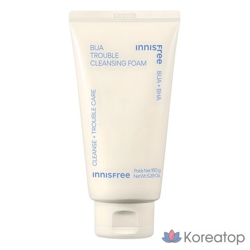 Пенка для умывания для чувствительной проблемной кожи Innisfree New Visa Baja Trouble, 150 г