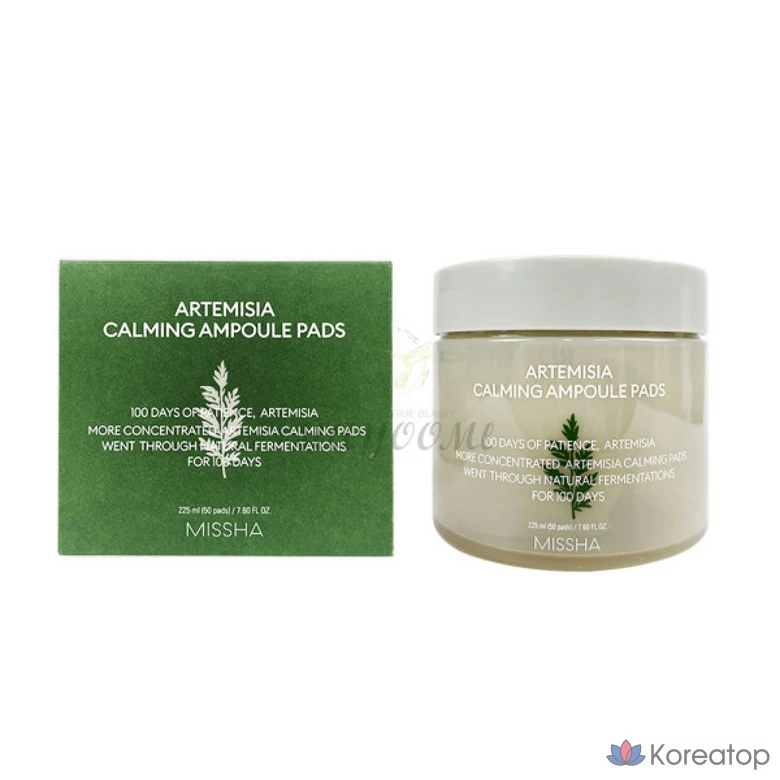 Пилинг-пэды Missha Mugwort Calming Ampoule Pad, 1 шт.