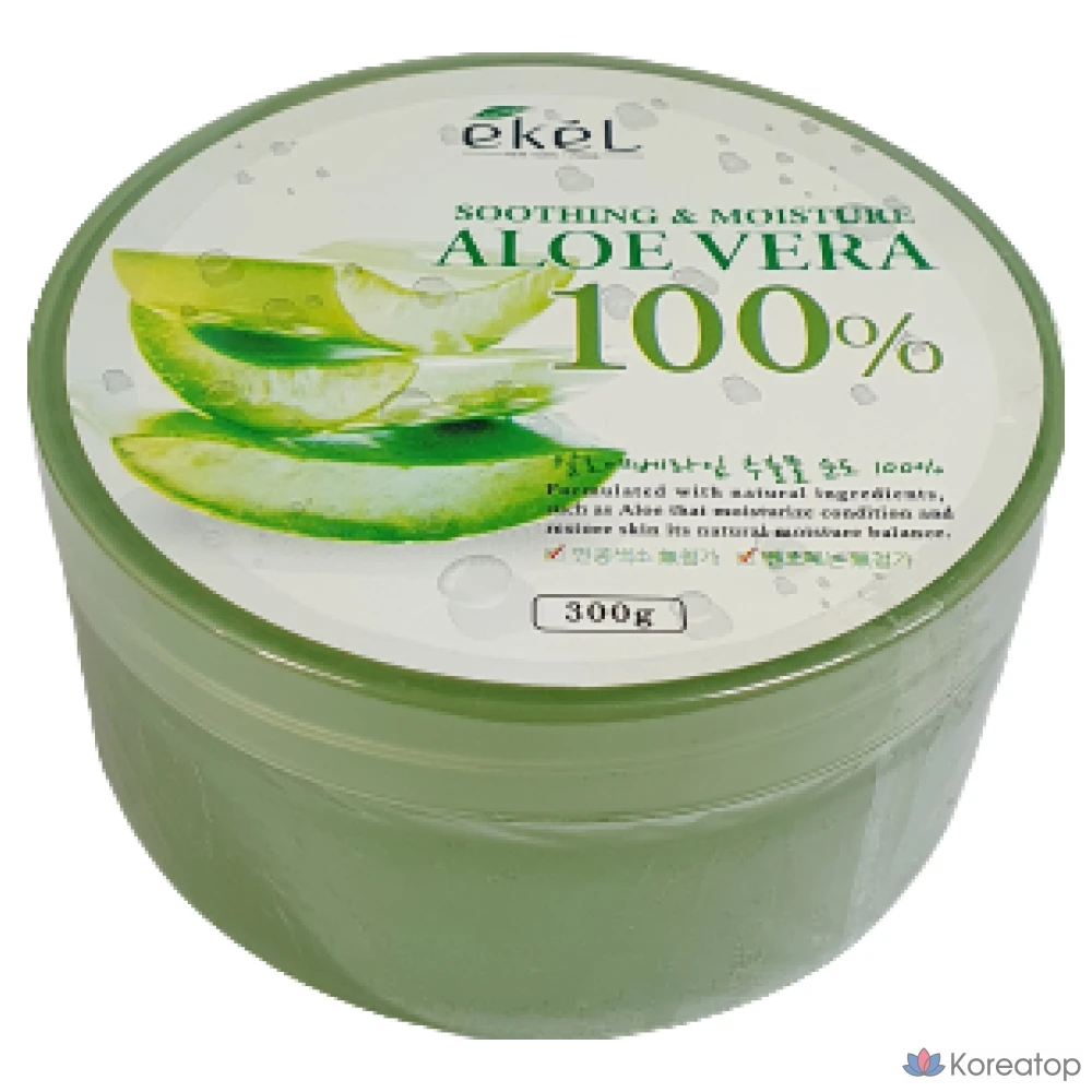 Гель для лица Ekel Aloe Vera Soothing Gel 100%, 300 г, 1 шт.