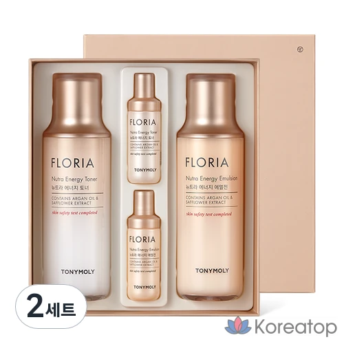 Набор для ухода Tony Moly Floria Nutra Energy 2-piece Set, 2 шт.