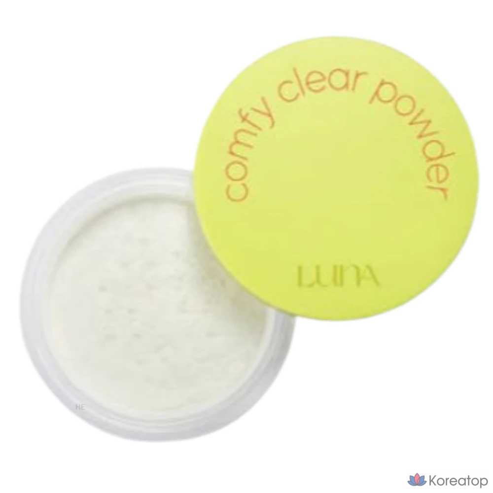 Прозрачная пудра для лица Luna Comfy Transparent Finish Powder 8 г, смешанные цвета, 1 шт.