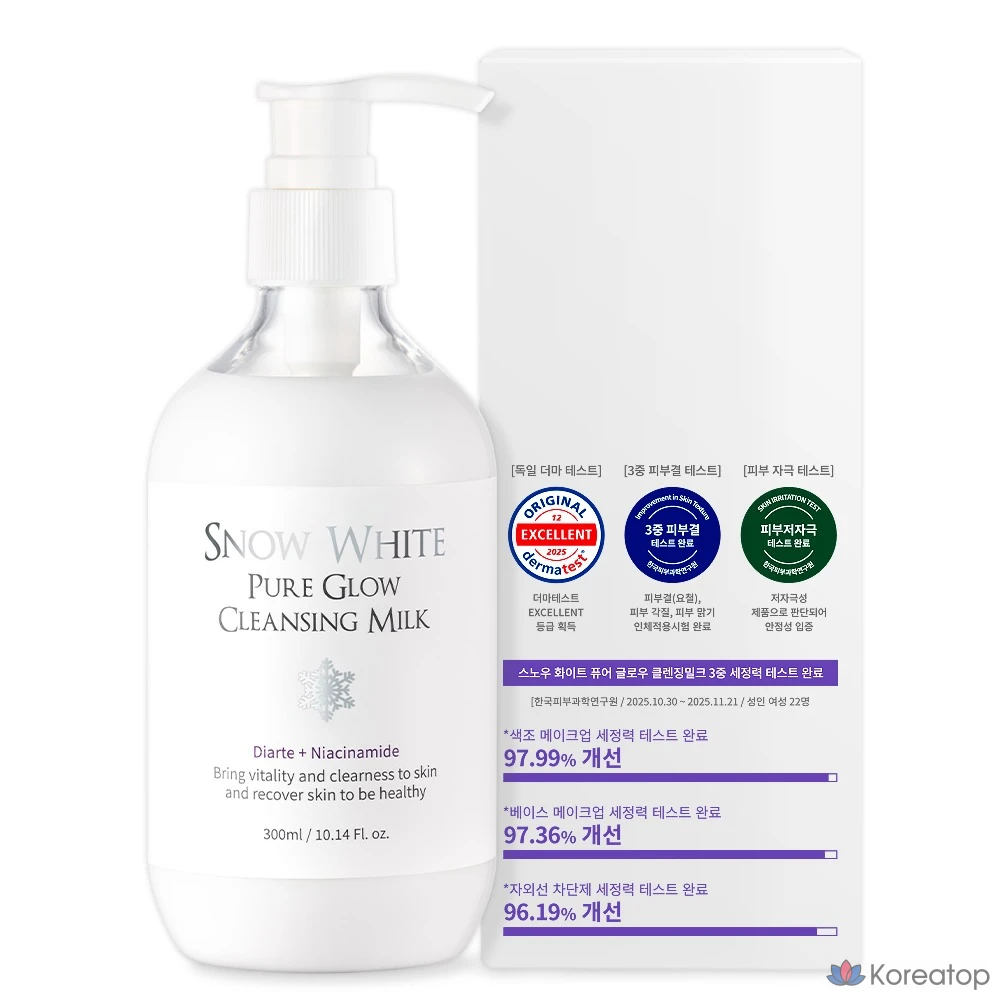 Очищающее молочко Beauty Recipe Snow White Pure Glow, 1 шт., 300 мл