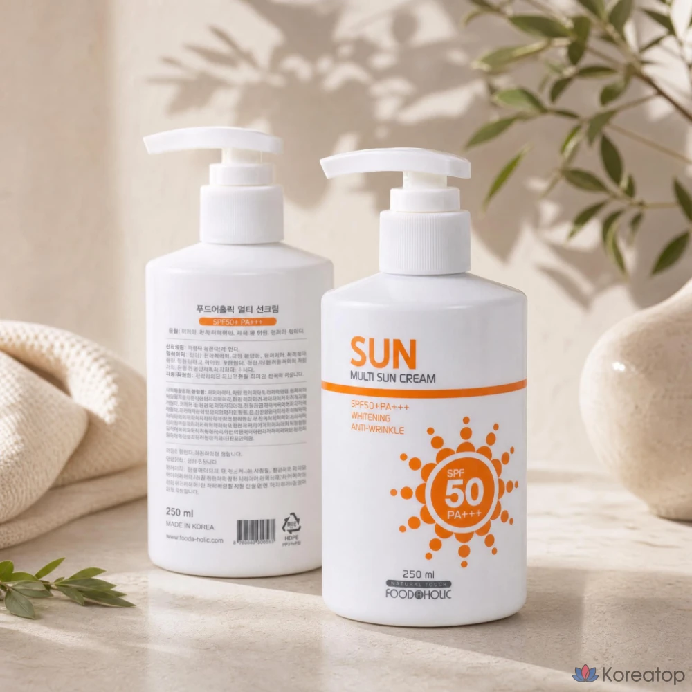 Солнцезащитный крем для тела FoodaHolic Sun Care All-in-One Body Sun Cream, 250 мл, 1 шт.