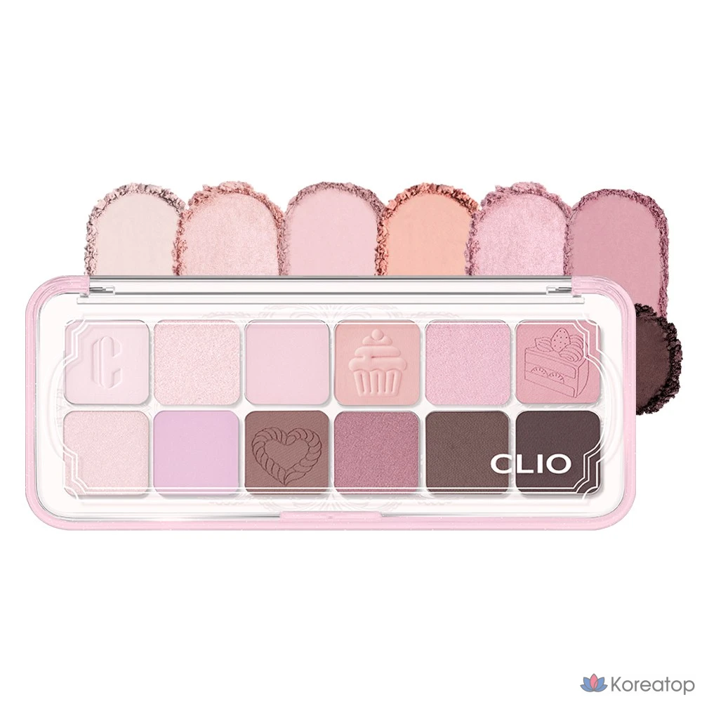 Палетка теней Clio Pro Eye Palette Air, 022 Sugar Afternoon, 1 шт.
