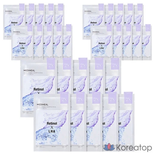 Тканевая маска-обёртывание для лица MEDIHEAL Derma Synergy Wrapping Mask Pore Elasticity, 30 шт.