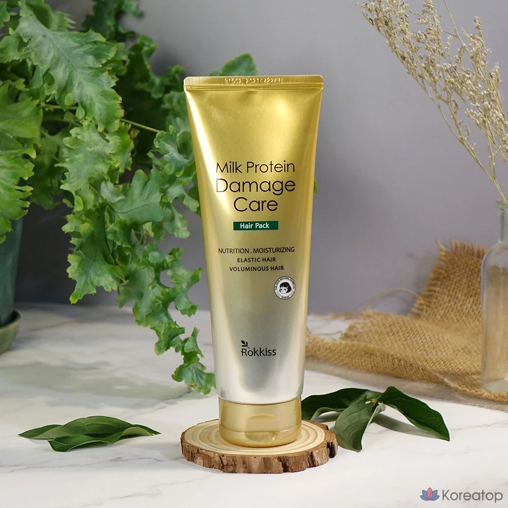 Маска для поврежденных волос Rokkiss Milk Protein Damage Care, 1 шт., 250 мл