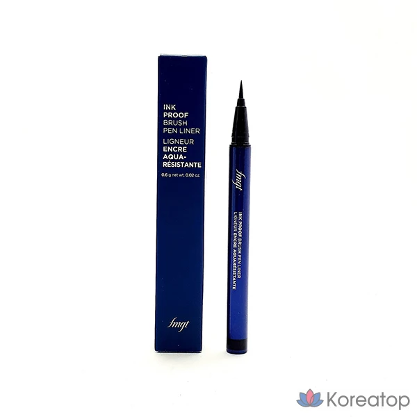 Подводка-кисть The Face Shop Inkproof Brush Pen Liner, № 2, коричневый, 1 шт.