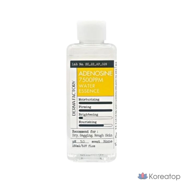Эссенция Derma Factory Adenosine 7500ppm Water Essence, 150 мл, 1 шт.