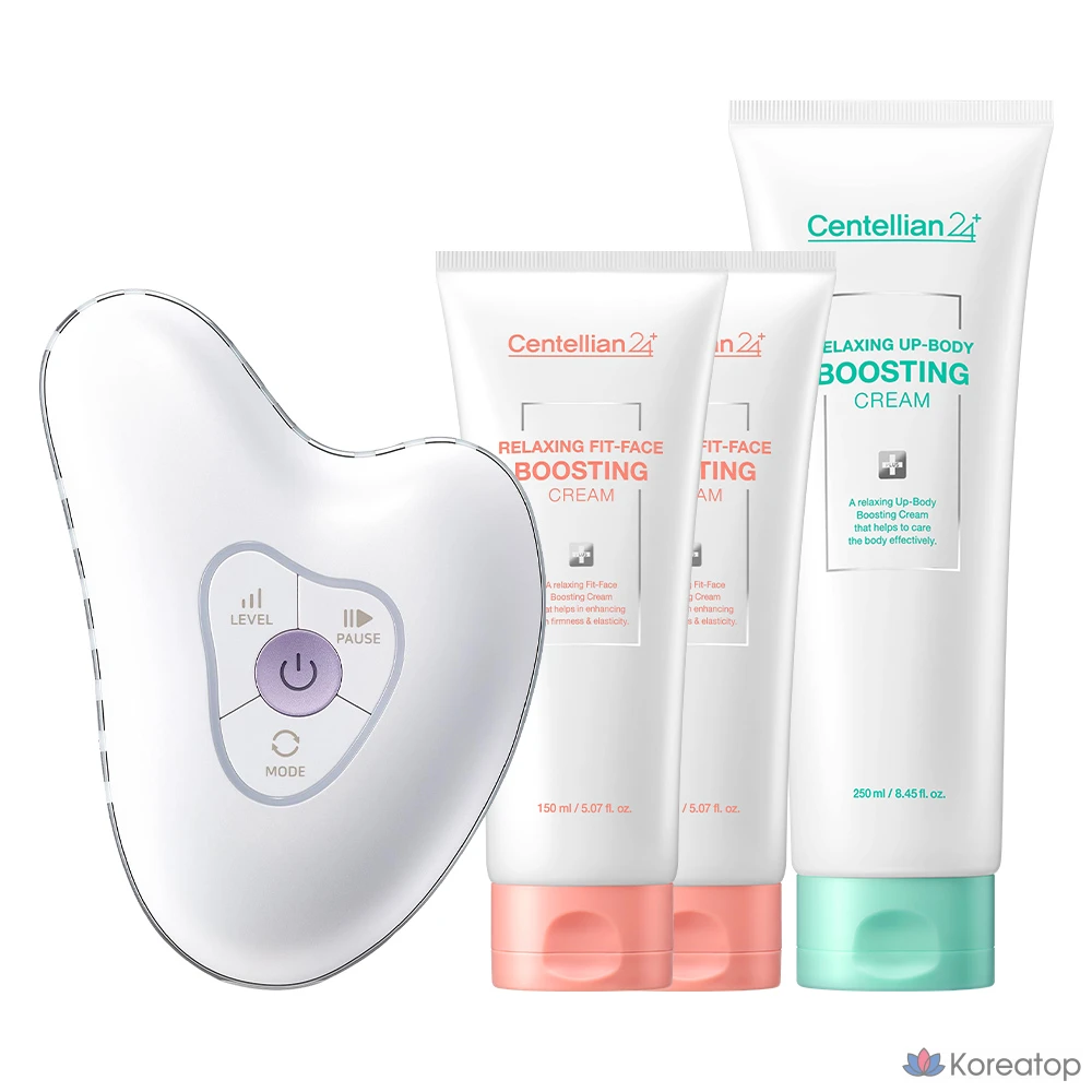 Набор для ухода Centellian24 Madeca Prime Ritual White Pearl + Relaxing Fit Face Boosting Cream, 150 мл, 1 шт.