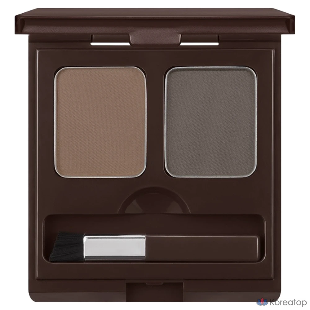 Пудра для бровей Skinfood Choco Eyebrow Powder Cake, оттенок 2 Gray Brown, 4 г, 1 шт.