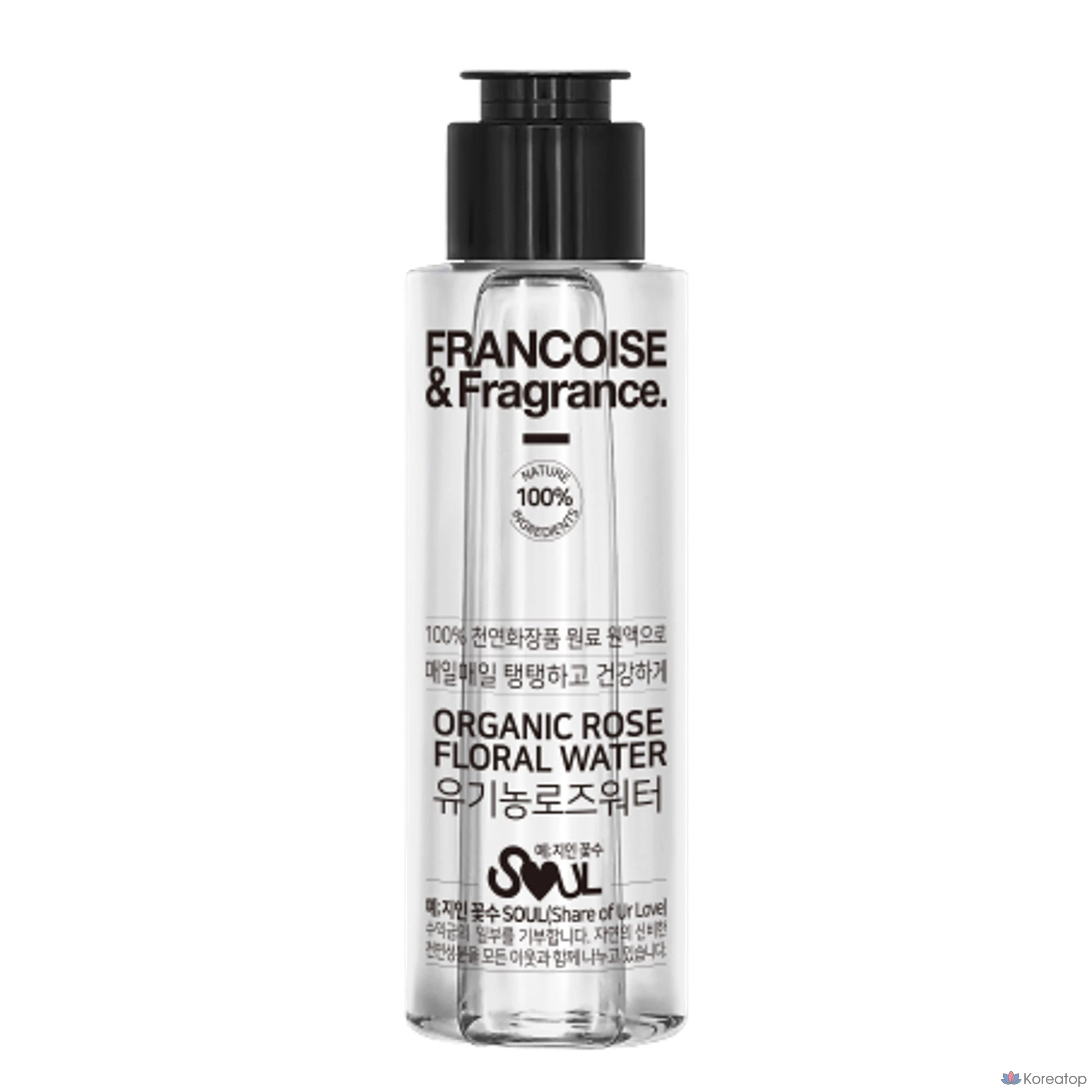 Франсуаза Розовая вода для кожи, 1 шт., 100 мл