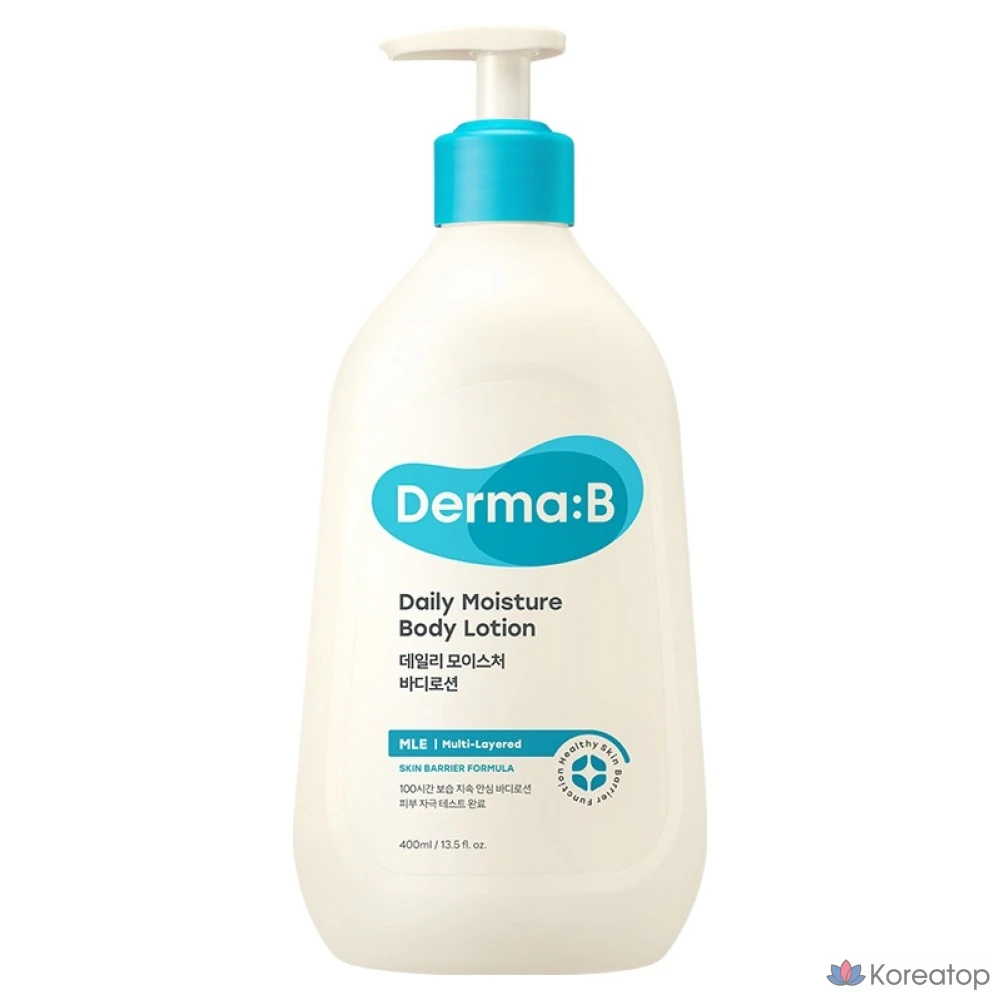 Лосьон для тела DERMA:B Daily Moisture Body Lotion, 400 мл, 1 шт.