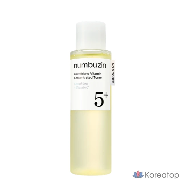 Тонер Numbuzin No.5 Glutathione-C Vita Soothing Essential Toner, 200 мл, 1 шт.