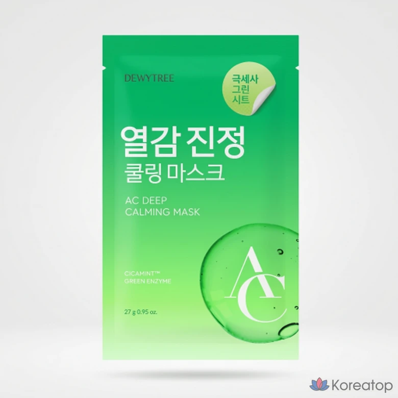 Тканевая маска для лица Dewytree AC Deep Calming Mask, 1 шт.