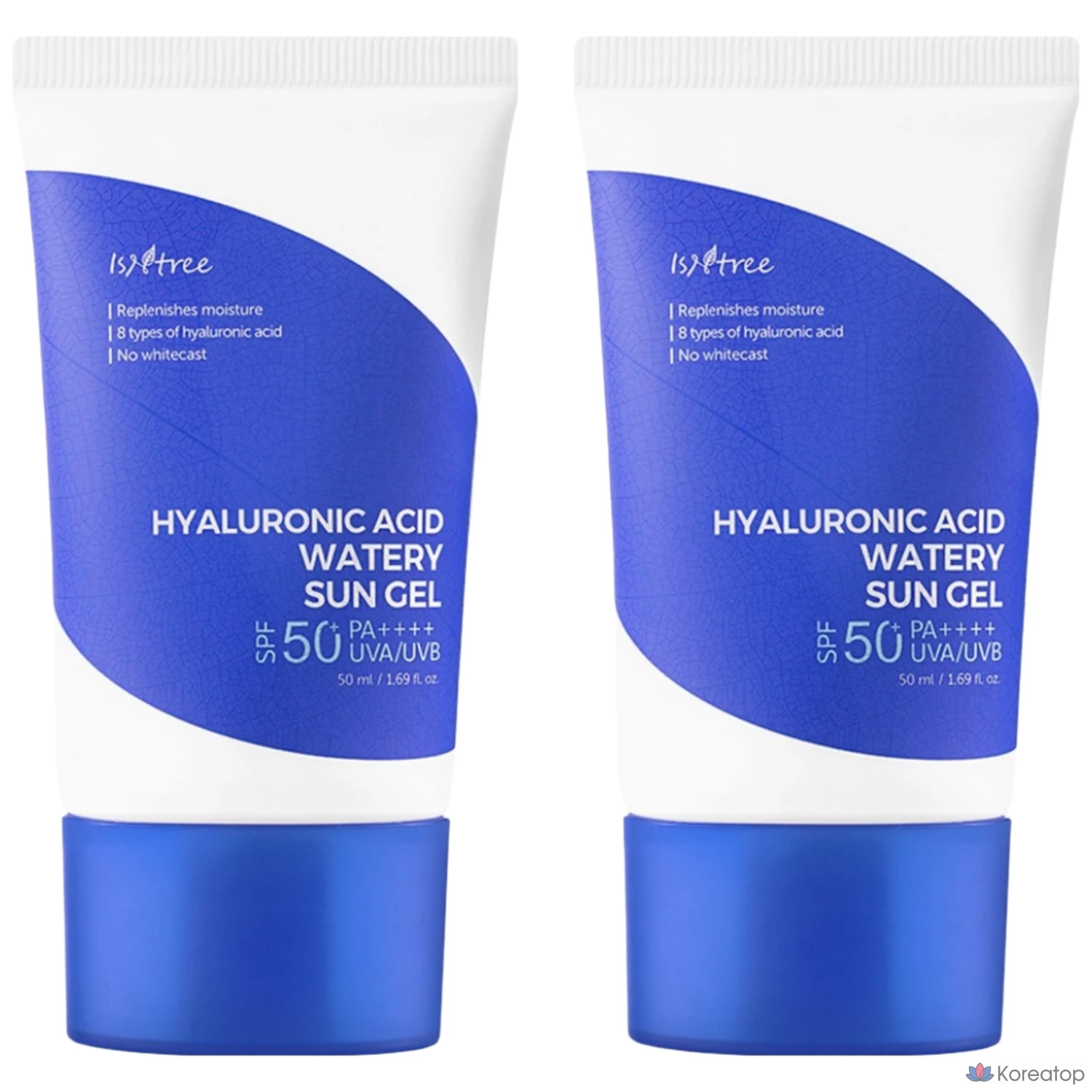 Солнцезащитный крем IsNtree Hyaluronic Acid Watery Sun Gel SPF50+ PA++++, 50 мл, 1 шт.