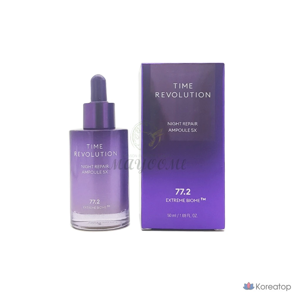 Missha Time Revolution Night Repair Purple Ampoule 5x, 50 мл, 1 шт.
