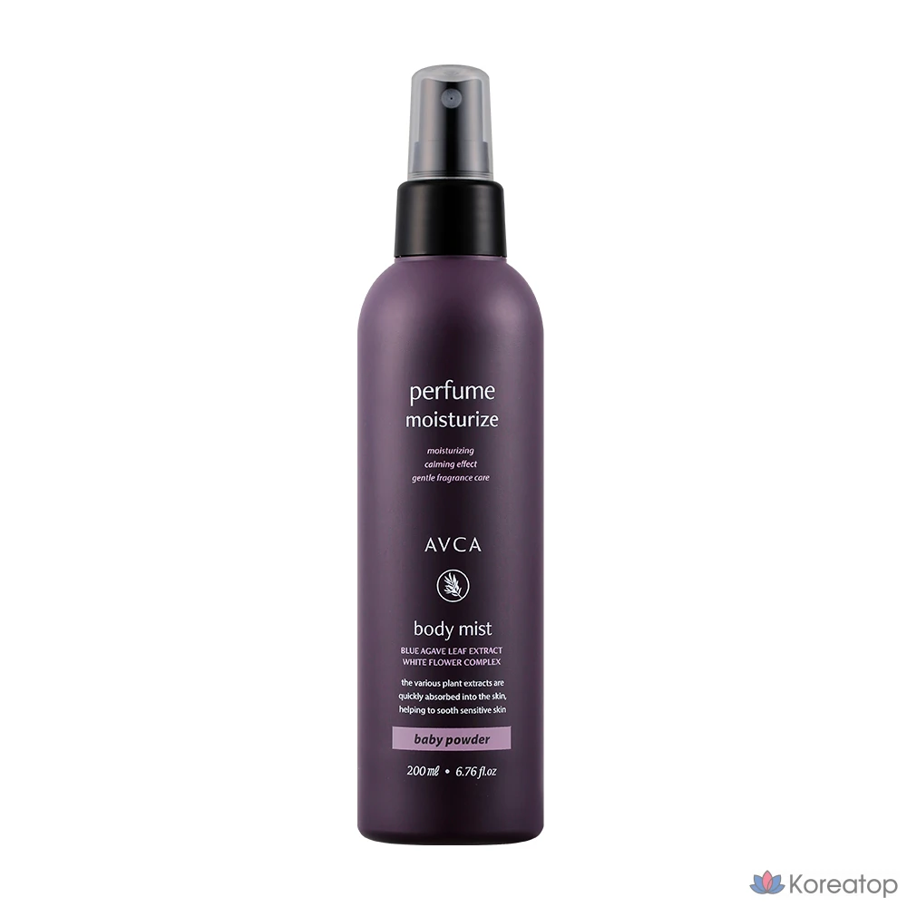 Парфюмерный спрей для тела AVCA с детской присыпкой, 200 мл, 1 шт.