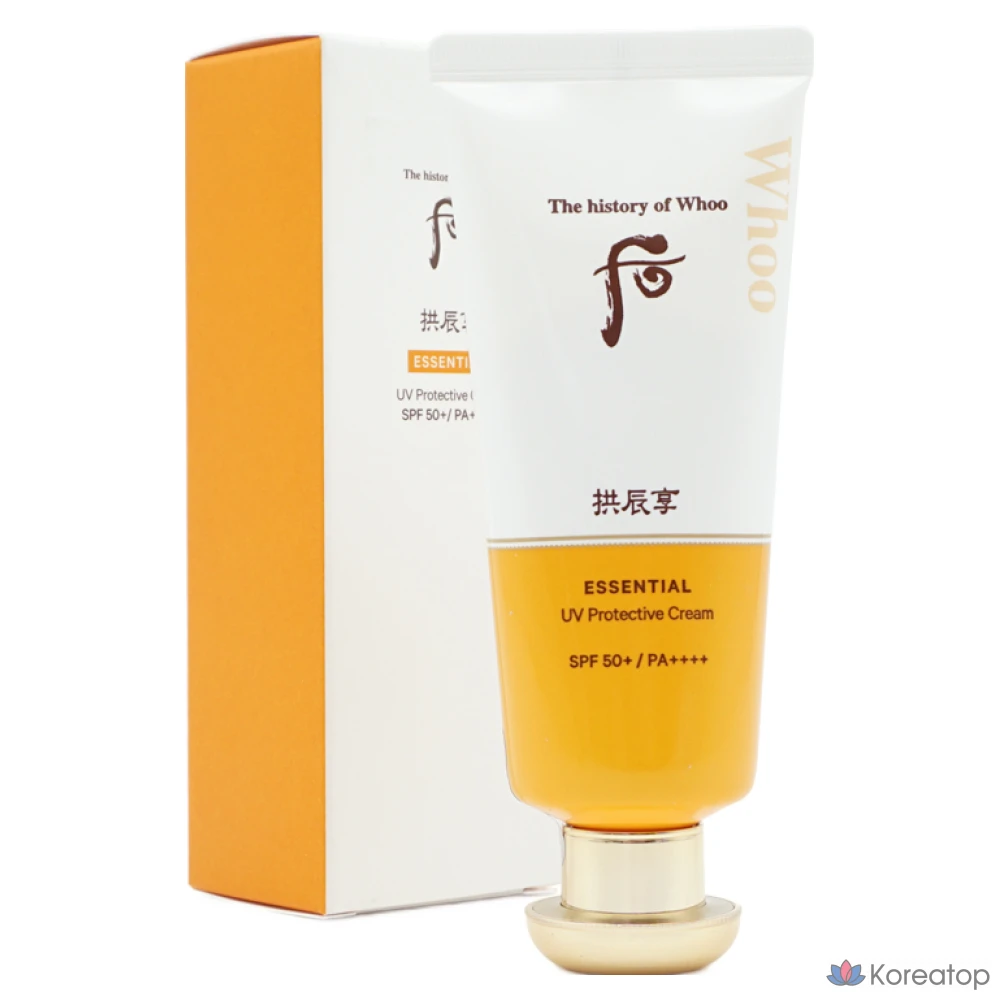 Солнцезащитный крем THE HISTORY OF WHOO Gongjinhyang Jinhaeyoon Sun Cream SPF50+, 60 мл, 1 шт.
