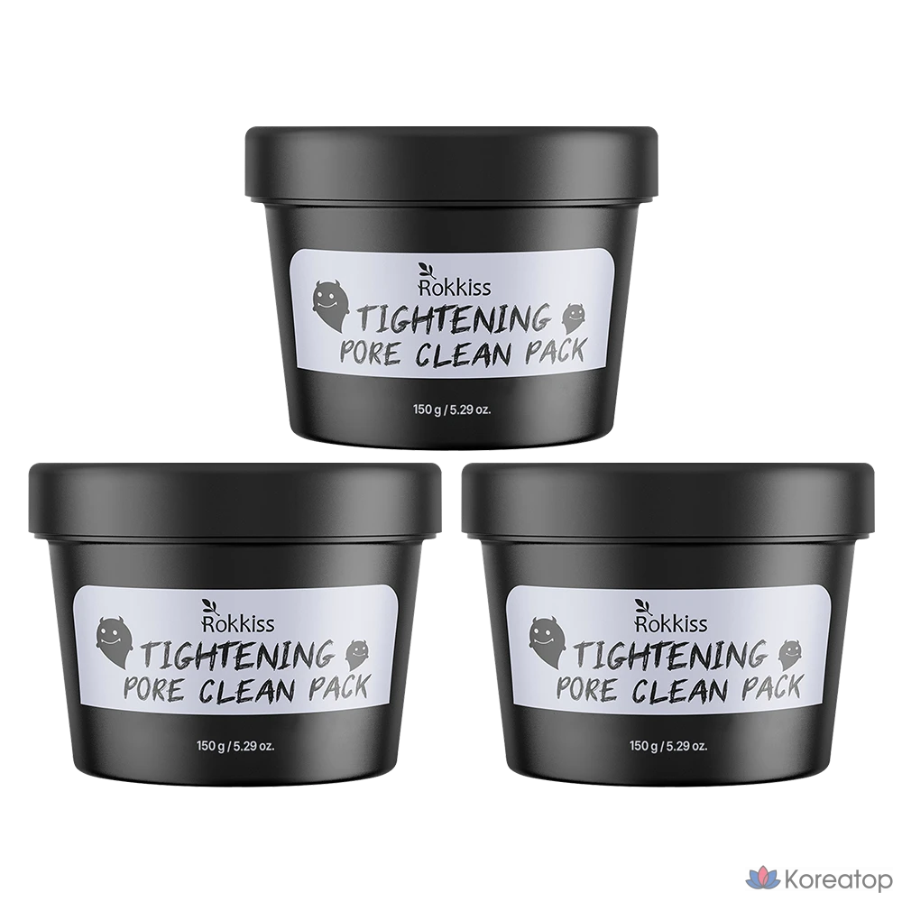 Пилинг-маска Rokkiss Tightening Pore Clean Pack, 150 г, 3 шт.