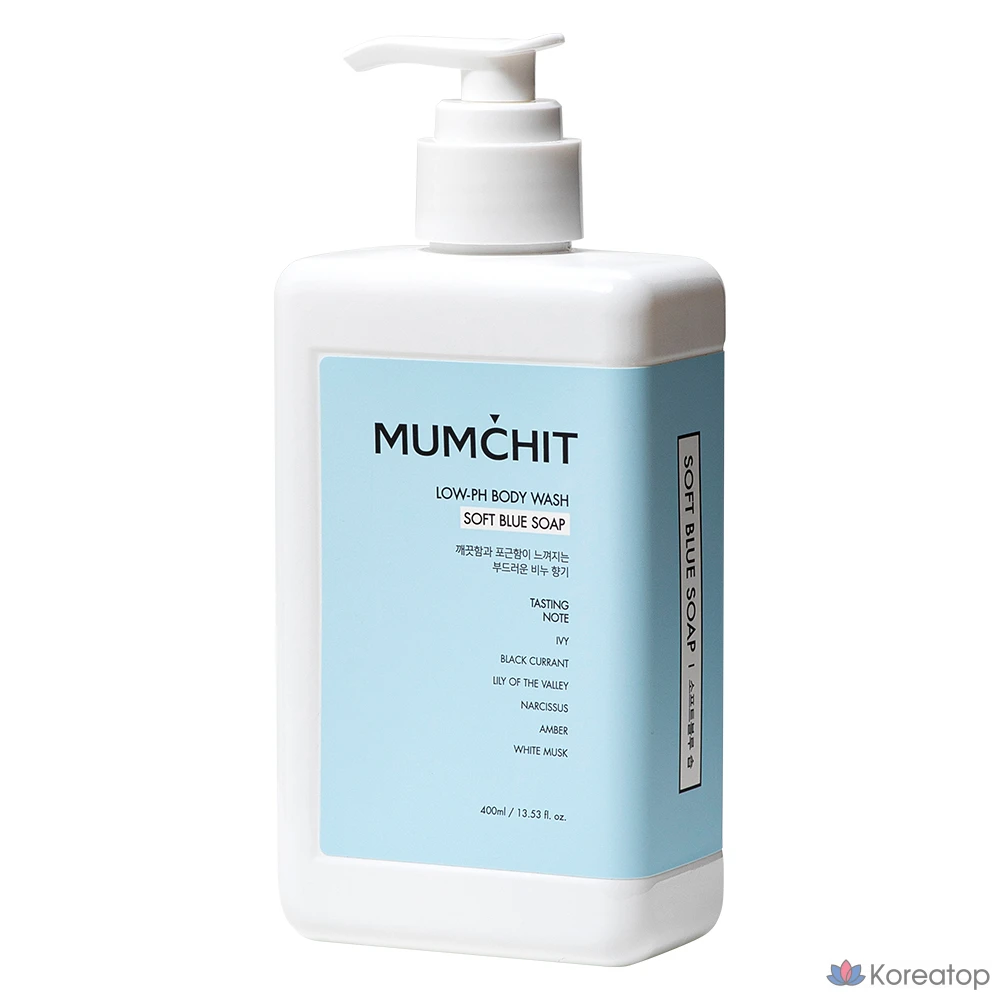 Мягкое кислое мыло для тела MUMCHIT Soft Blue, 400 мл, 1 шт.