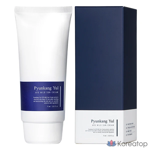 Солнцезащитный крем Pyungang Yul Ato Mild Sunscreen SPF50+ PA++++, 75 мл, 1 шт.