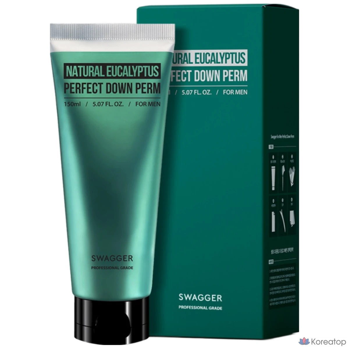 Набор для самостоятельной химической завивки DASHU for Men Perfect Self Down Perm Set, 150 мл, 1 шт.