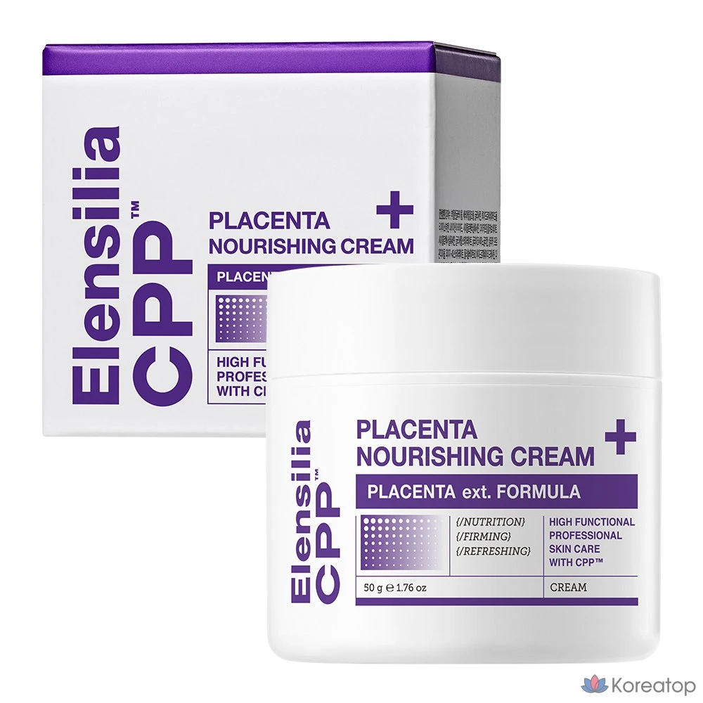 Питательный увлажняющий крем Elensilia Elasticity с высоким содержанием плаценты и витамином CPP, 50 г, 1 шт.