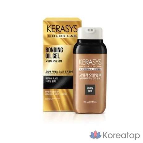 Краска для волос Kerasis High-Adhesion, натуральный черный, 250 г, 1 упаковка