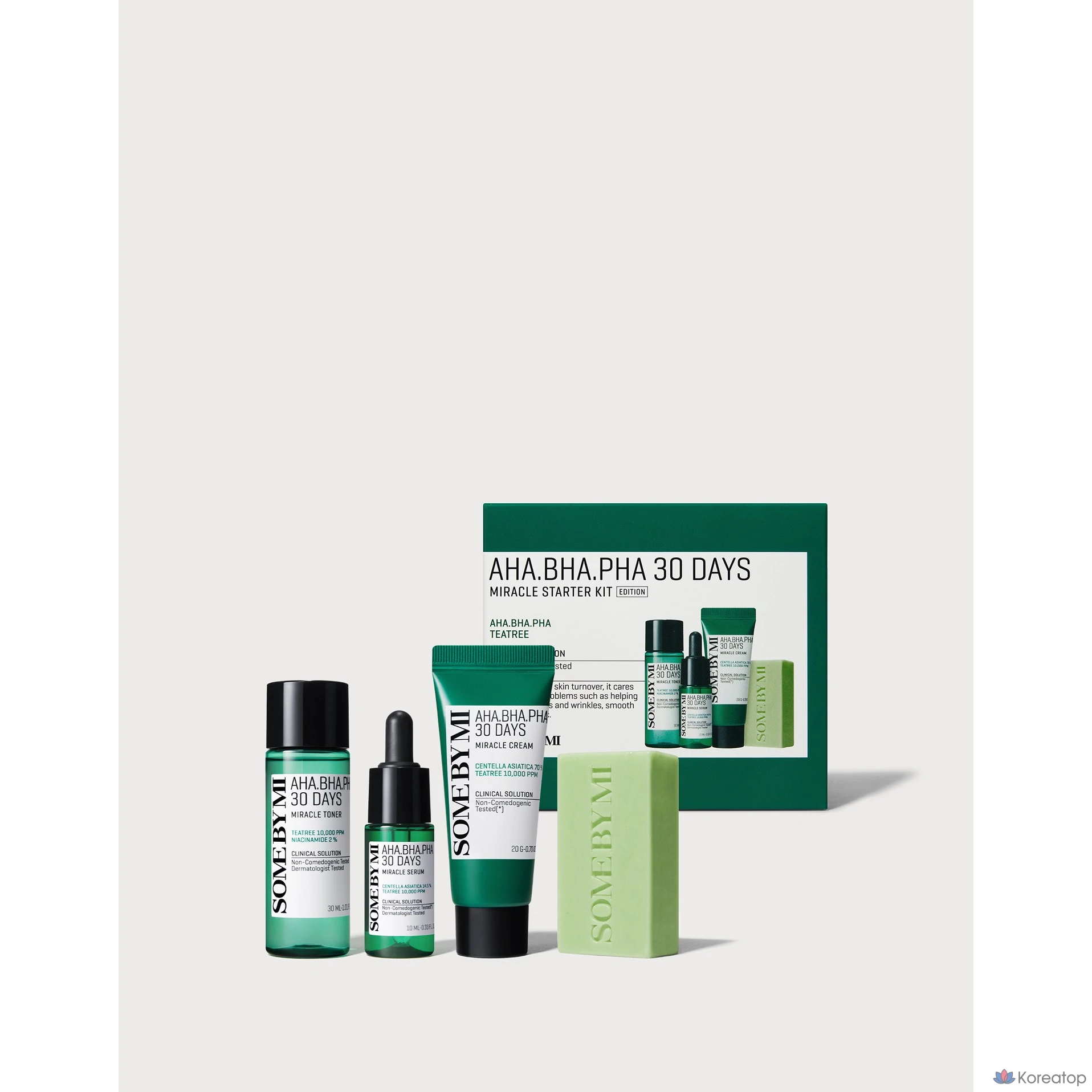 Набор для ухода Some By Mi AHA BHA PHA 30 Days Miracle Starter Kit 4-piece Set, 1 шт.