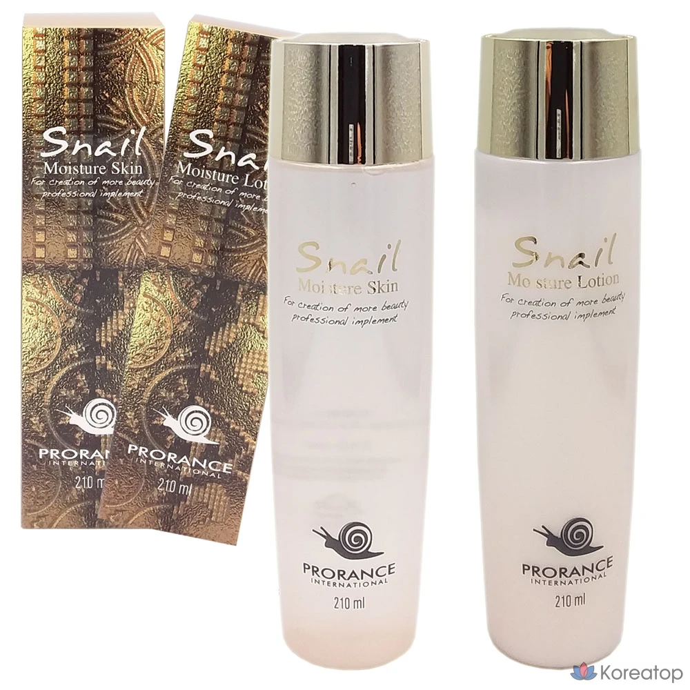Увлажняющий лосьон для кожи Prorance Snail Moisture Skin + Lotion, 210 мл, 1 шт.