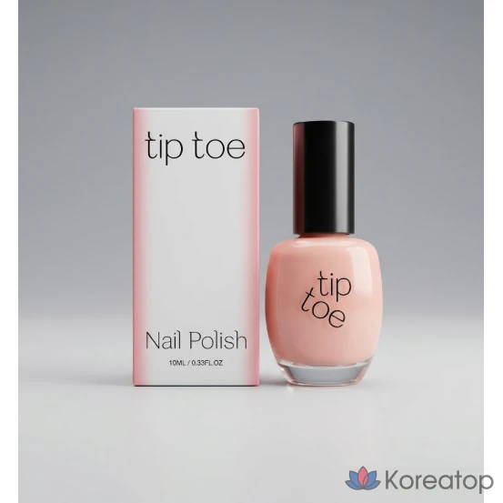 Лак для ногтей Tip Toe Syrup & Paint & Shimmer Nail Polish, оттенок 218 Misty, 10 мл, 1 шт.