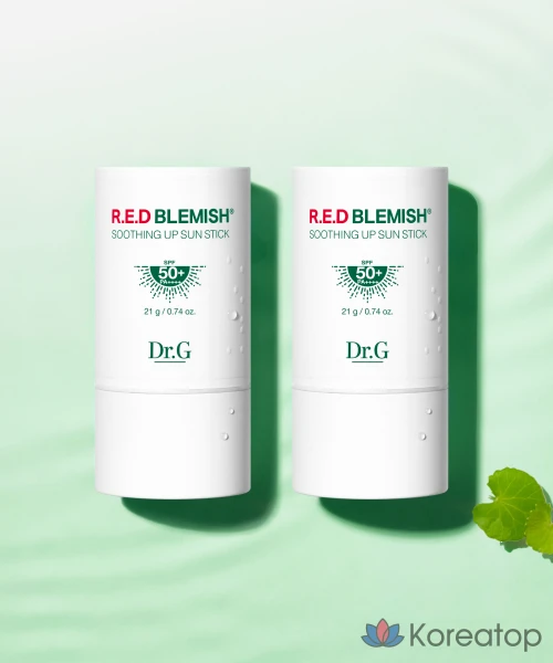 Солнцезащитный стик Dr.G для успокоения кожи при красных пятнах, 21 г