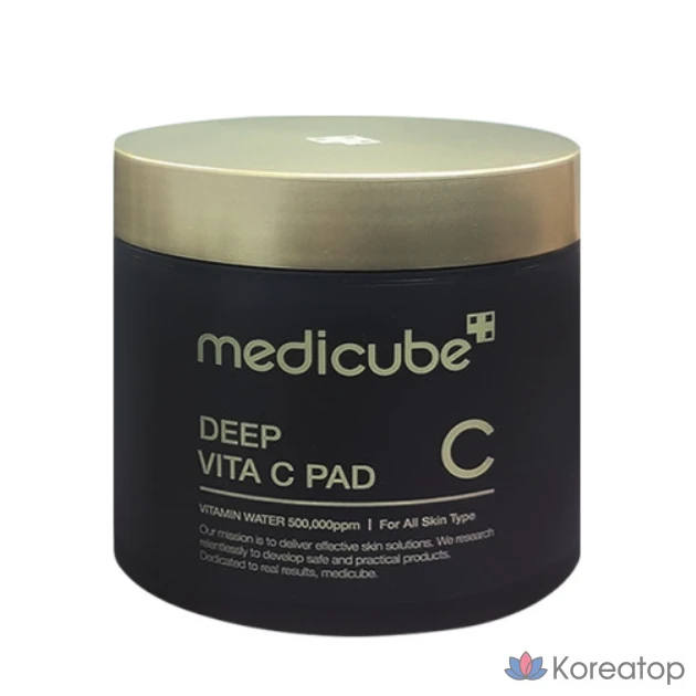 Medicube Deep Vita C Pad Тоник с витаминным деревом 1, 2
