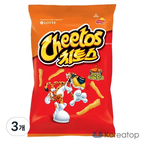 Cheetos Lotte Confectionery со вкусом барбекю