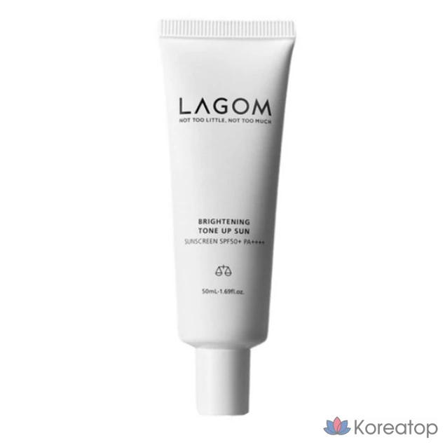 Солнцезащитный крем LAGOM Brightening Tone Up Sun SPF50+ PA++++, 50 мл, 1 шт.