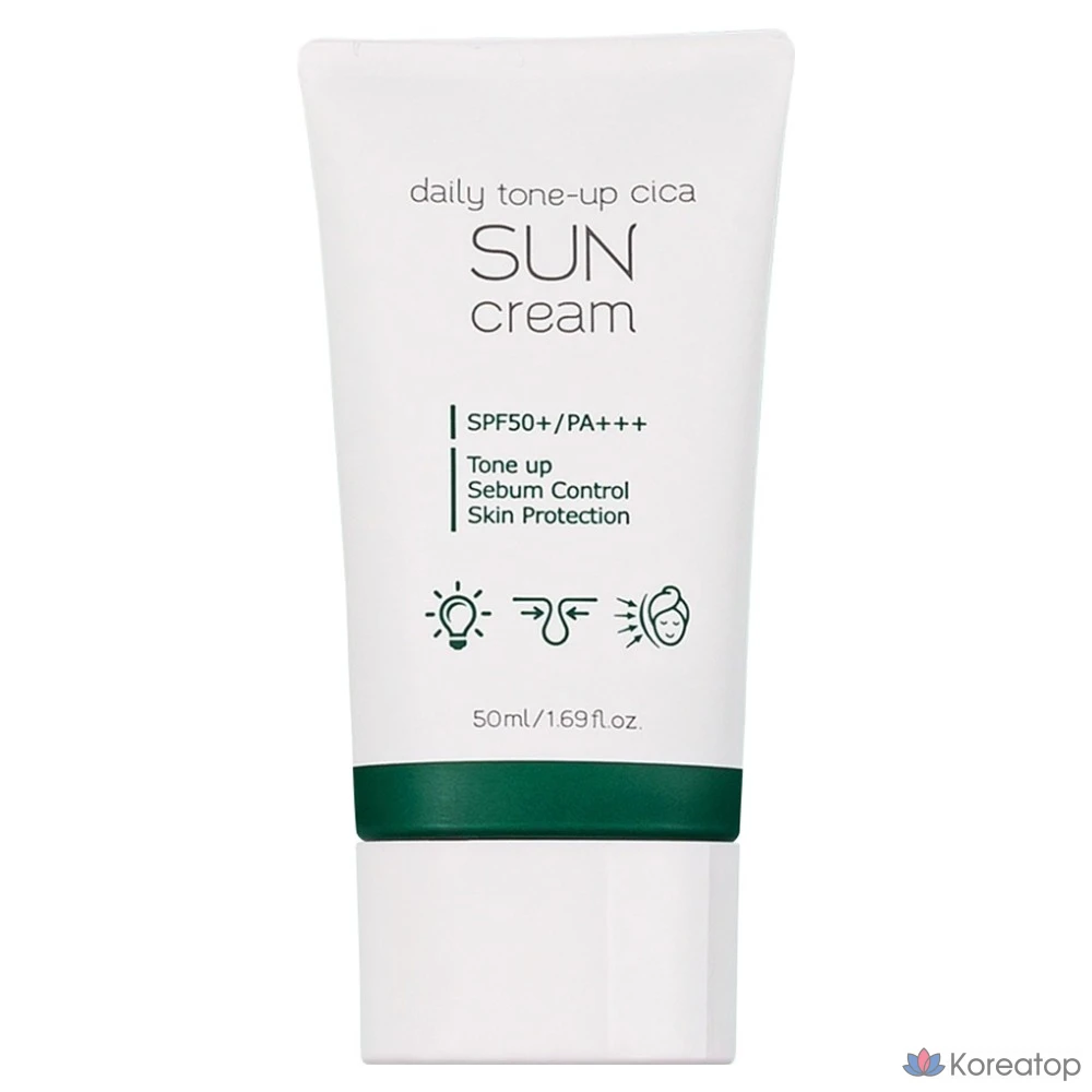 Солнцезащитный крем Prreti Daily Tone-Up Cica SPF50+ PA+++, 50 мл, 1 шт.