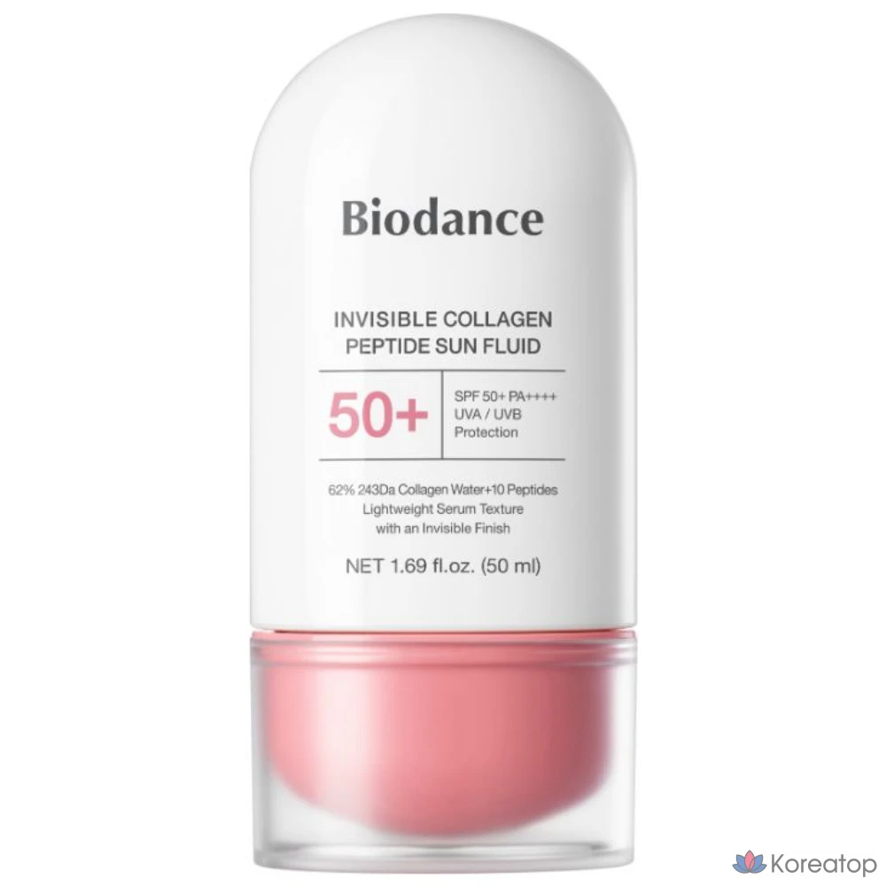 Солнцезащитная сыворотка Biodance Invisible Collagen Peptide Sun Serum, 50 мл, 1 шт.