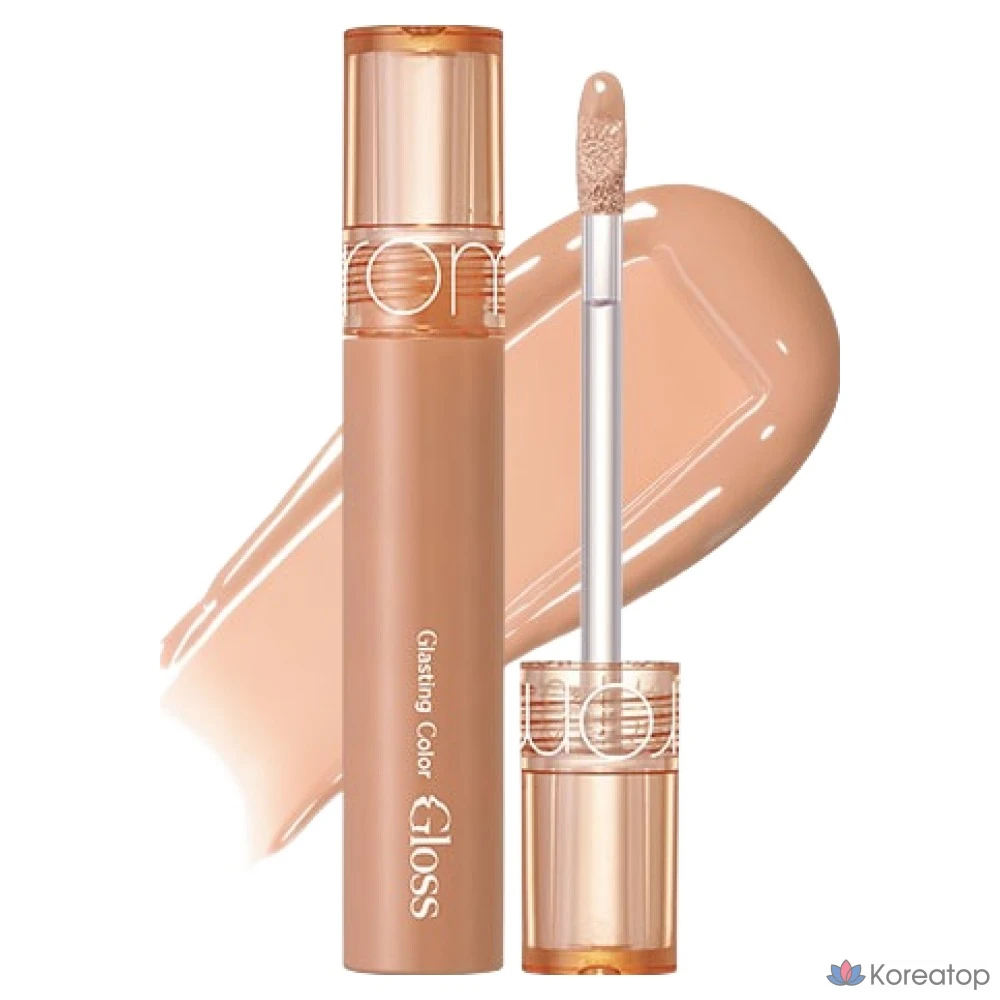 Блеск для губ ROM&ND Glasting Color Gloss, оттенок 21 Toffee Cream, 1 шт.