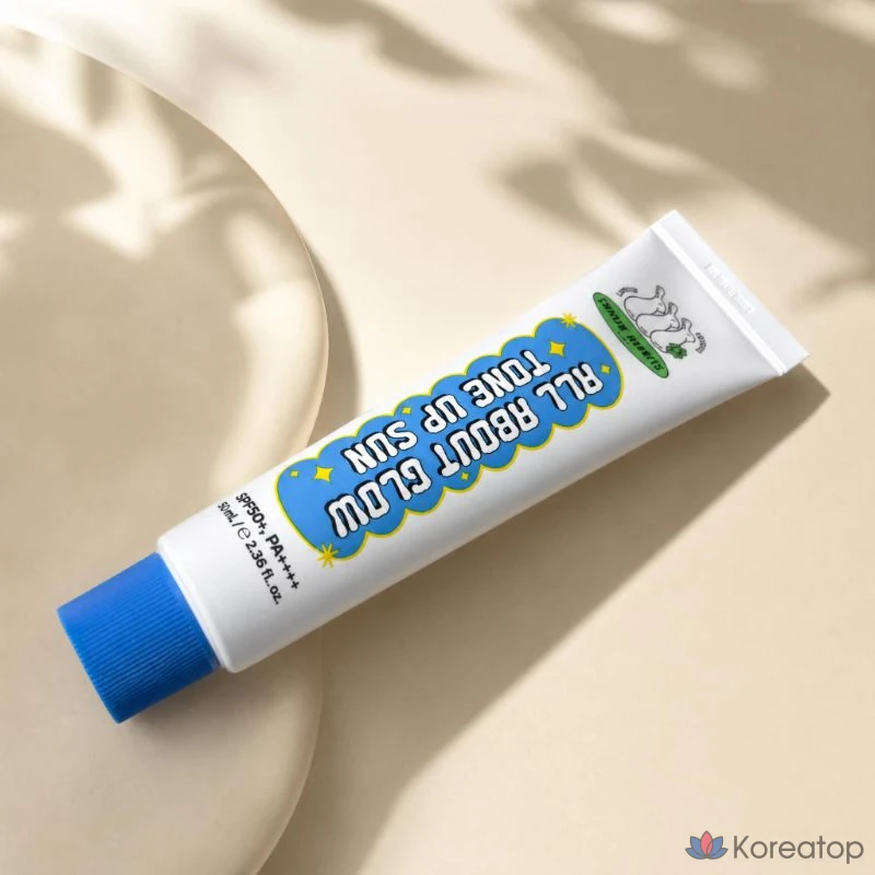 Солнцезащитный крем Chasin Rabbits All About Glow Tone Up Sun, 70 мл, 1 шт.