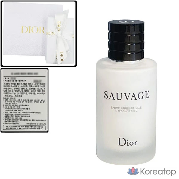 Бальзам после бритья Dior Sauvage After-Shave Balm (лосьон-тип), 100 мл, 1 шт.