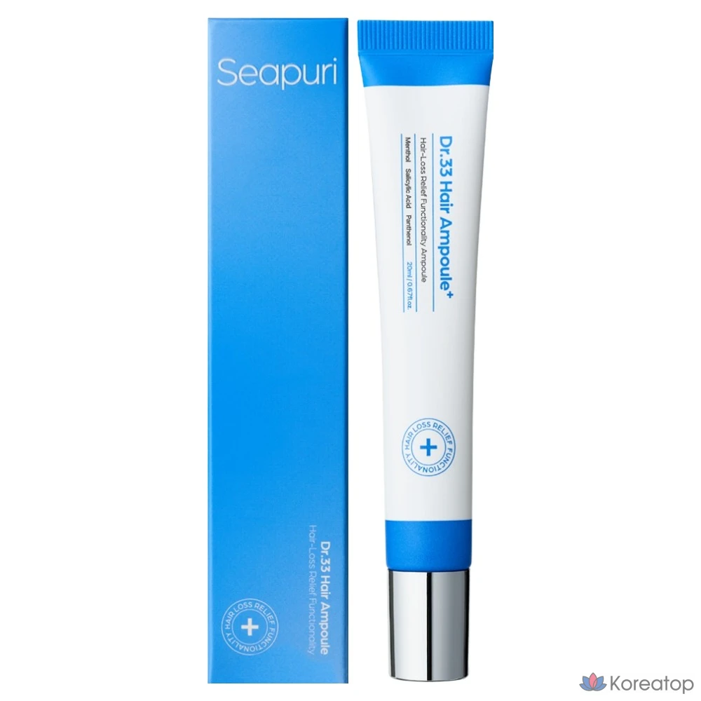 Ампульная сыворотка для волос Seapuri 33 Hair Ampoule, 20 мл, 1 шт.