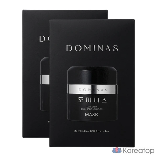 Тканевая маска для лица Dominas Season 6 TZ Brightening Mask, 28 мл, 8 шт.