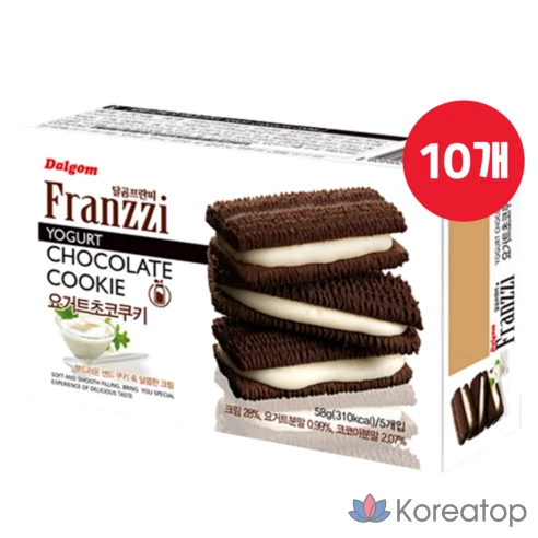 Печенье с йогуртом и шоколадом Dalgom Franchi